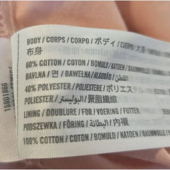 Abercrombie & Fitch Easy Maxi Smocked Dress XXL Tiered Pink Rose Quartz Boho - Picture 8 of 8